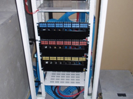 telecom_7 エリアラック設置工事